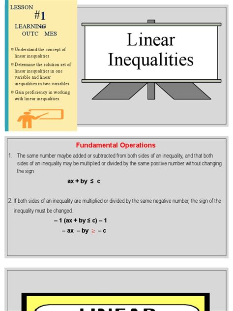 Linear Inequalities V2 | PDF | Inequality (Mathematics) | Mathematical Objects