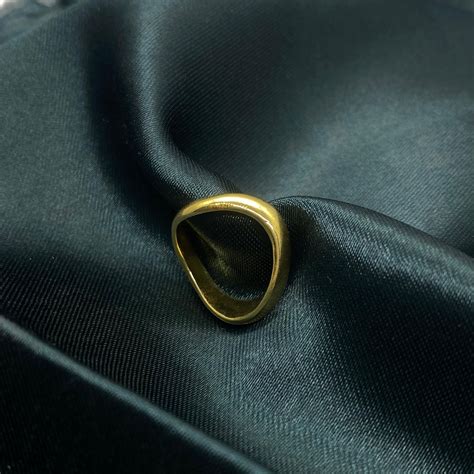 18 Kt Gold Plated Wave Ring – Karats