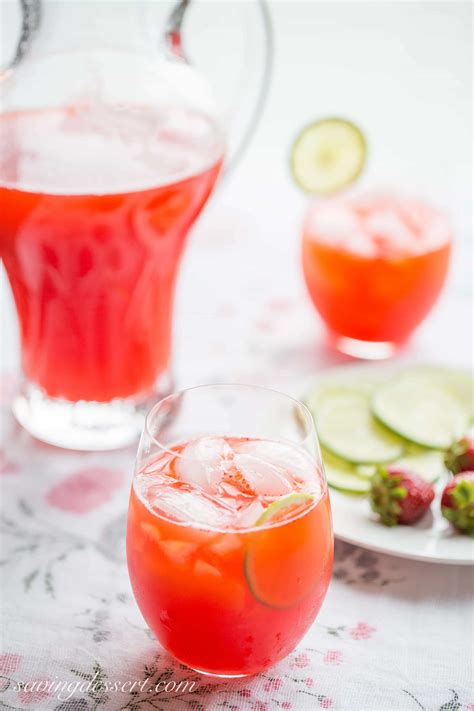 Strawberry Agua Fresca - Saving Room for Dessert