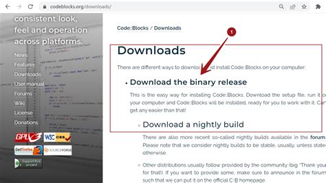 Code Blocks Install 的图像结果
