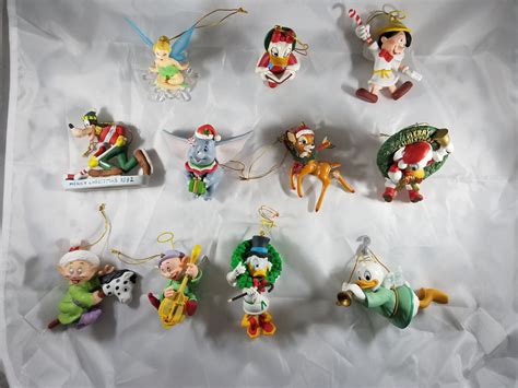 Set of Eleven Vintage Disney Christmas Ornaments From the 90s | Etsy ...