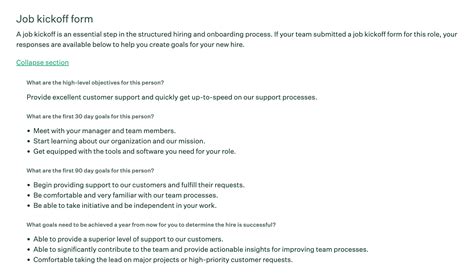 Create and manage goals for new hires – Greenhouse Support