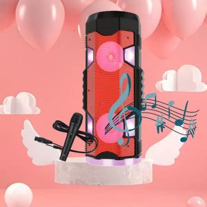 Buy GUGGU Party Speaker with Wireless Bluetooth Speaker RGB Light Mic ...