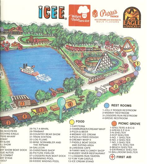 Americana Amusement Park - 1989 Park Brochure