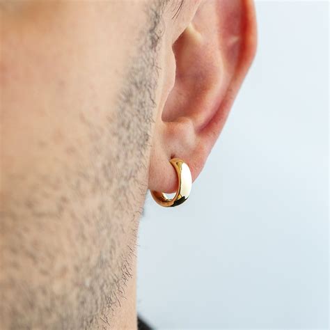 Mens Hoop Earrings Sizes at Sebastian Bardon blog
