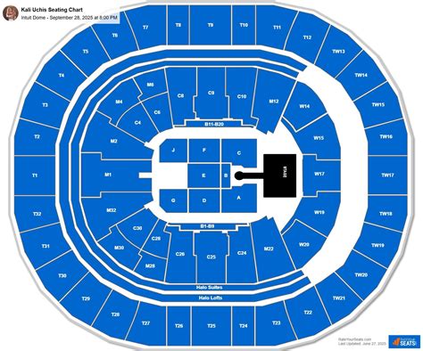 Intuit Dome Concert Seating Chart - RateYourSeats.com