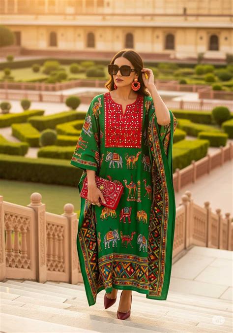 Buy Designer Kaftan Dresses for Women Online 2026 | Fashiyano