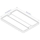 SAMLA lid for box 55/130 l, transparent - IKEA