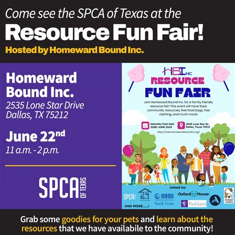SPCA of Texas | Homeward Bound Inc. Resource Fun Fair - SPCA of Texas