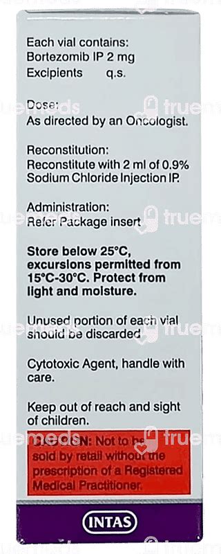 Borviz 2 Mg Injection 1 - Uses, Side Effects, Dosage, Price | Truemeds