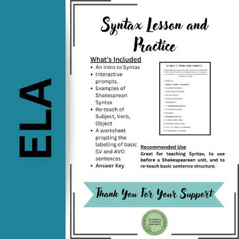 Image result for Syntax Practice