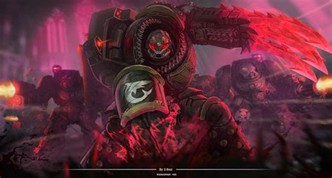 Tyberos the Red Wake - Art by Zhang Bozi - 40K Gallery