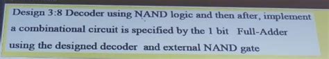 Image result for Decoder Using NAND Gate