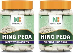 Nature's Bridge Hing Peda Pachak Heeng Tikiya Digestive Hing Peda ...