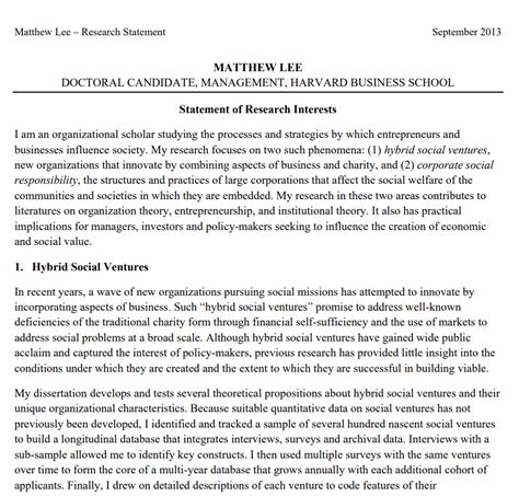 Image result for How to Write a Research Statement