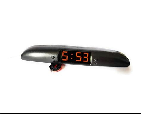 Dolphin Digital Led Santro Clock ORANGE display : Amazon.in: Industrial ...