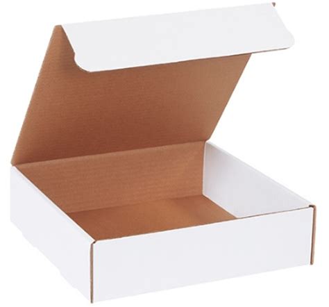 11" x 11" x 4" White Literature Mailers 25/Bundle