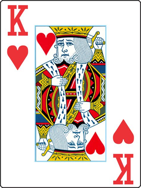 Playing Card King Of Hearts at Michael Wing blog