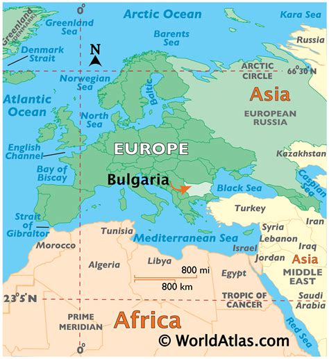 Bulgaria Map / Geography of Bulgaria / Map of Bulgaria - Worldatlas.com
