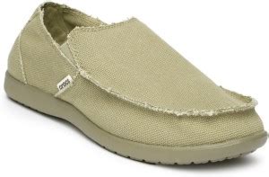 CROCS Men Khaki Brown Santa Cruz Slip-Ons Slip On Sneakers For Men ...