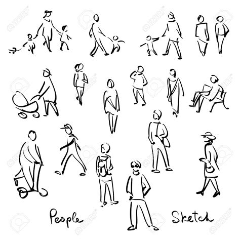 Drawing Outlines Of People at GetDrawings | Free download
