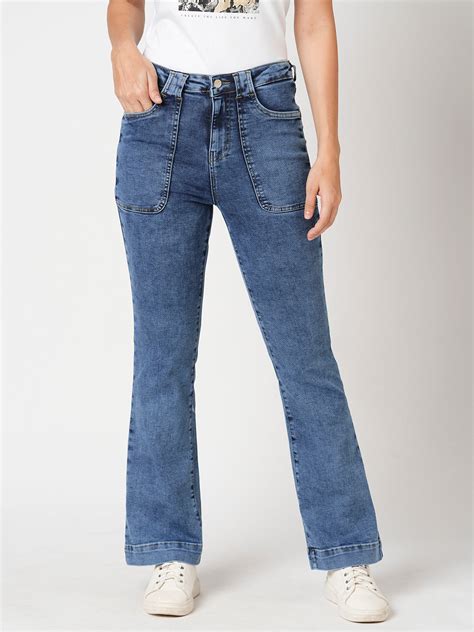 Buy K5013 High Rise Flare Jeans | Kraus Jeans
