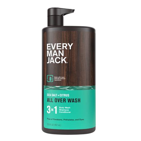 Every Man Jack 3 in 1 All Over Wash - Sea Salt -- 32 fl oz - Vitacost