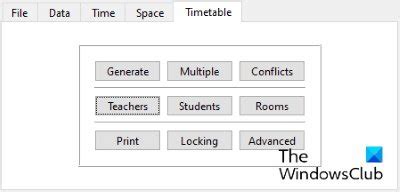 Rezultat imagine pentru FET Timetable Software How Work