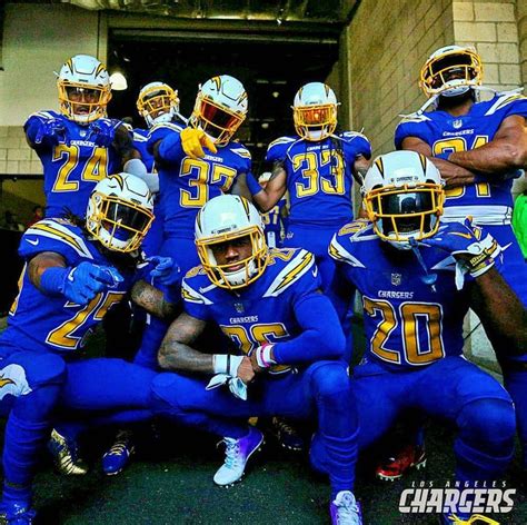 Los Angeles Chargers Color Rush Uniform | Chargers football, Los ...