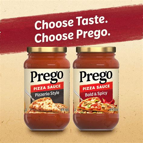 Prego Pizzeria Style Pizza Sauce 14oz Jar - Pack of 12 | Delicious ...
