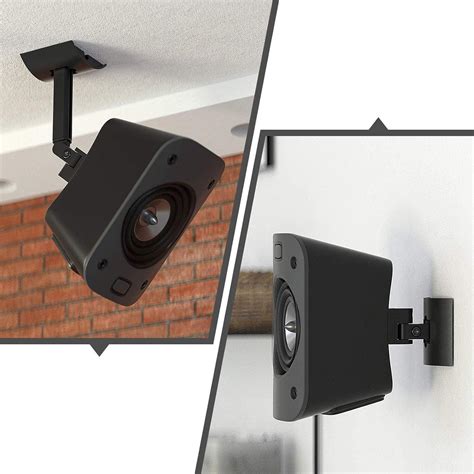 2 Pack Wall or Ceiling Mount for Logitech Z906 5.1 Surround Sound ...