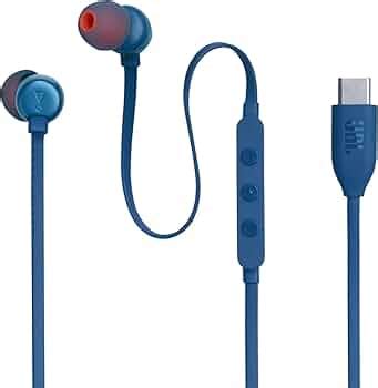JBL Tune 310 Wired in-Ear Type C Headphones, Hi-Res Audio with Digital ...