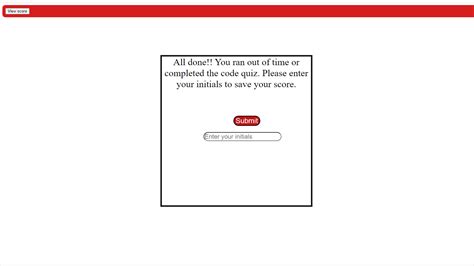 How to Design a Code Quiz with Web API 的图像结果