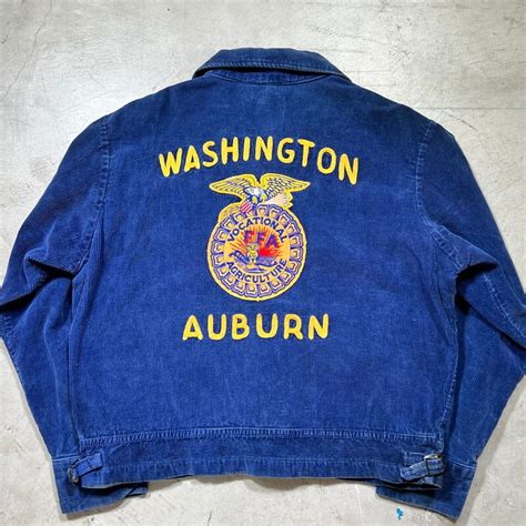 60's~70's FFA ファーマージャケット コーデュロイワークジャケット Future Farmars of America ...