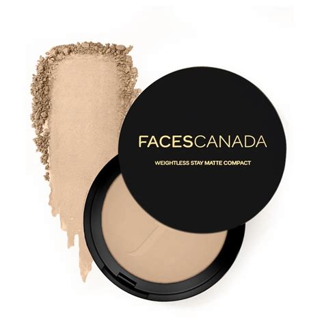Faces Canada Weightless Stay Matte Finish Compact Powder 9g Sand Shade