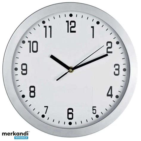 Classic wall clock in pure white Timeless design for every interior ...
