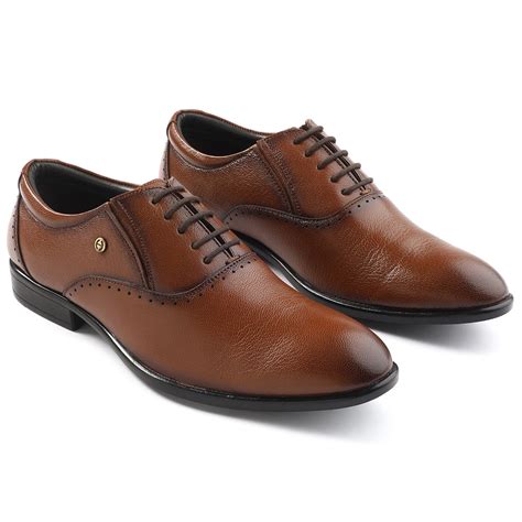 Buy Healers Tan Formal Lacing Oxford Shoes For Men U993-18 By Liberty
