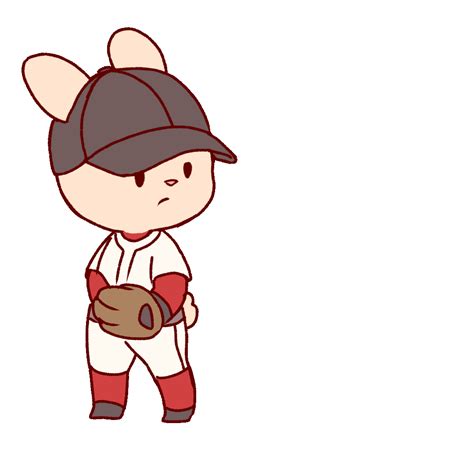 Animated Illustration of a Baseball Pitcher | UGOKAWA