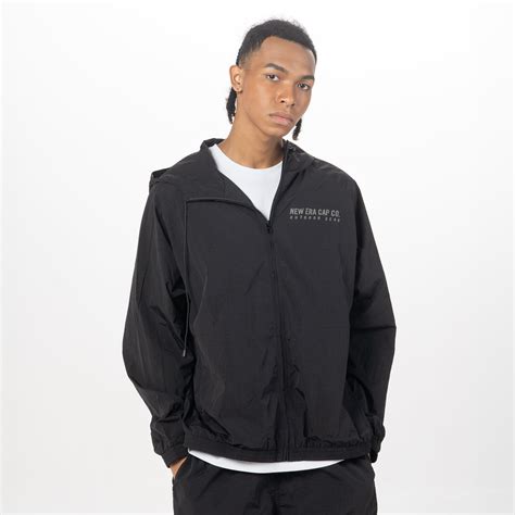 NEW ERA SYNOPTIC CHART MAP BLACK WINDBREAKER JACKET - New Era Hong Kong