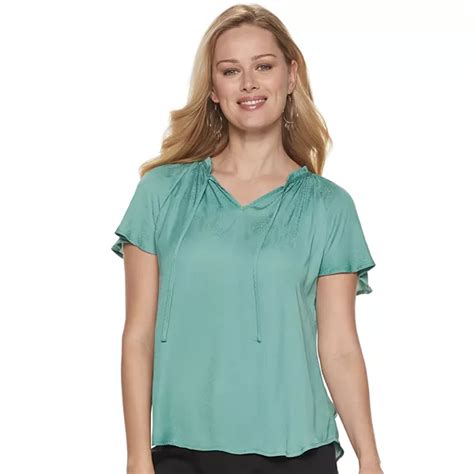 Women's Apt. 9® Ruched Collar Top