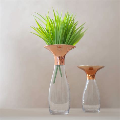 Laetus Rose Gold Glass Vase (Large) – The Decor Circle