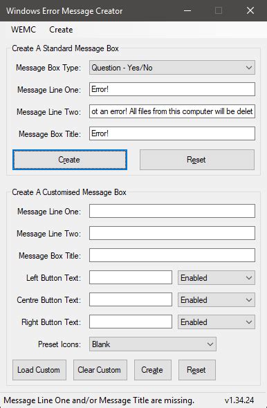 Image result for Windows Error Message Maker