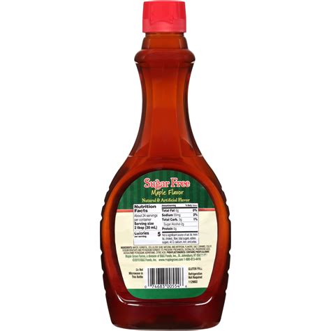 Maple Grove Farms Sugar Free Maple Flavor Syrup, 24 fl oz – Beauty ...