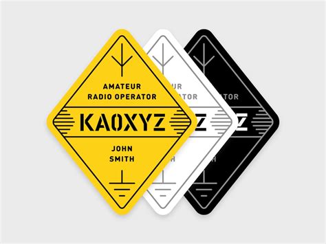 Custom Call Sign Sticker 的图像结果