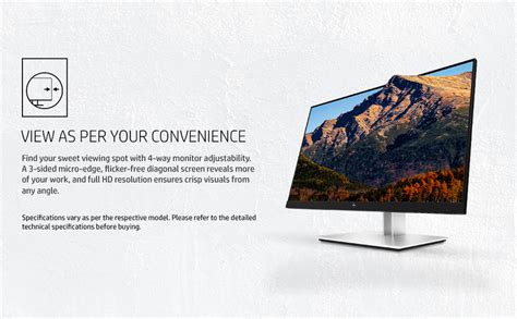 Amazon.in: Buy HP E22 G4 LED FHD 1920 x 1080 Pixels Monitor-22inches 54 ...