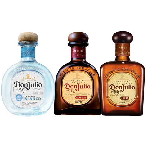 Don Julio Blanco, Reposado, & Añejo Tequila Bundle 750ml