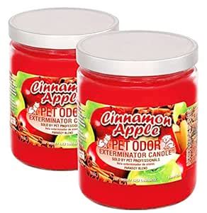 Buy Pet Odor Exterminator Cinnamon Apple Candle - 13 oz, Pack of 2 ...