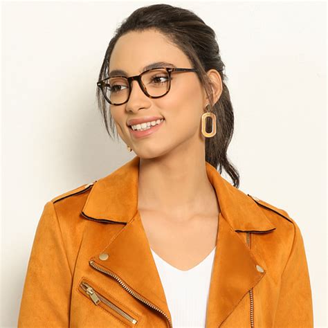 Buy Brown Tortoise Transparent Full Rim Square Vincent Chase Classic ...