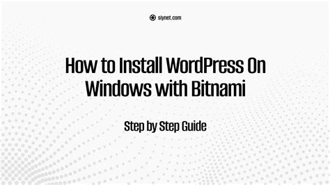 How Reinstall BitNami 的图像结果