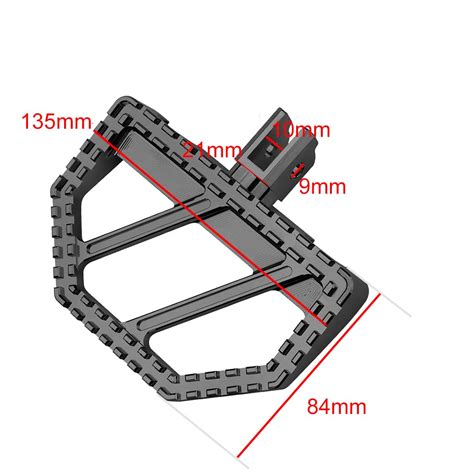 Snapklik.com : Motorcycle Floorboards MX Riot Mini Floorboards Front ...